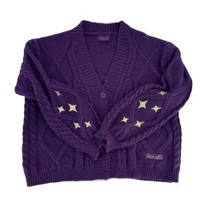 Taylor Swift‎ Speak Now Taylor's Version Purple Knit Cardigan Sweater M/L